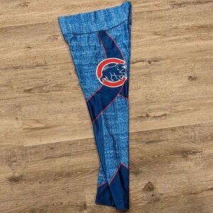 Chicago Cubs Major League Fitness Leggings small women's